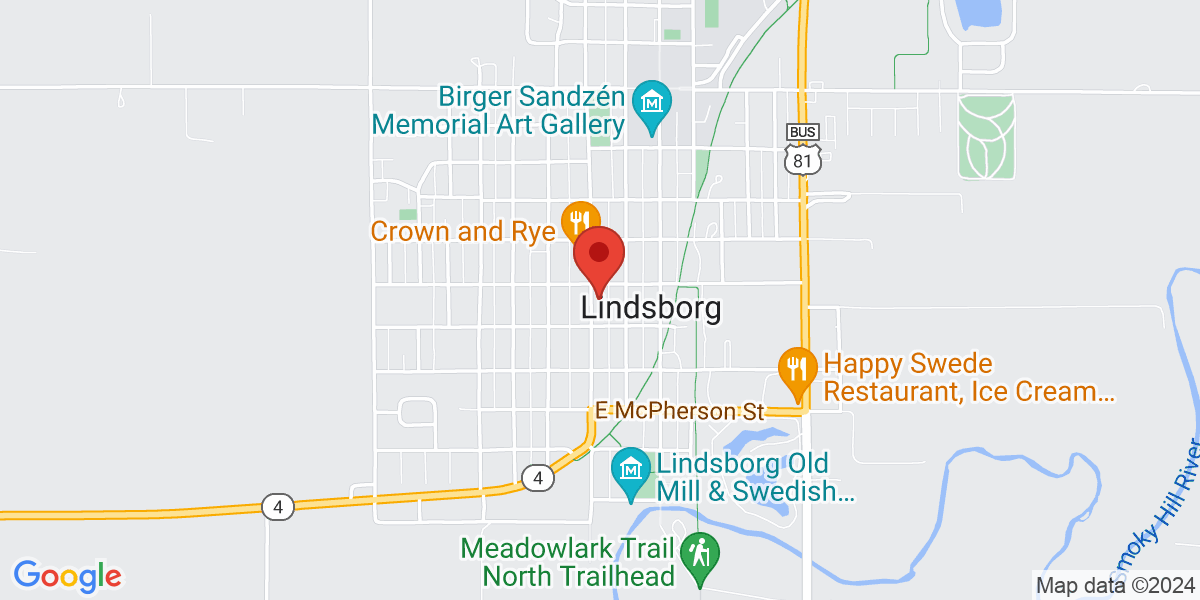 Map of Lindsborg Community Library